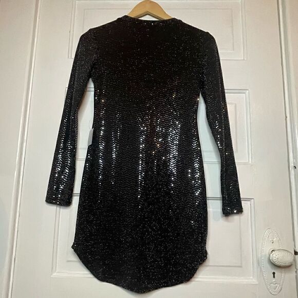 Juniors Disco Ball Dress in Gunmetal - Picture 14 of 14